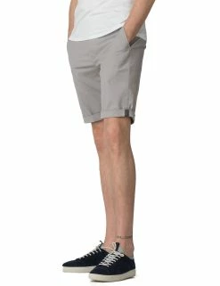 Stretch Slim Chino Short - Light Ash