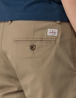 Stretch Slim Chino Short - Stone -clothing Shop 0048851 040 C