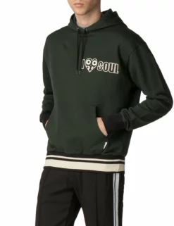 Mercerized Sweat Hoodie - Dark Green