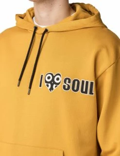 Mercerized Sweat Hoodie - Yellow -clothing Shop 0053901 450 D