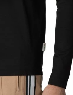 Turtleneck Jersey Stripe Top - Black 7 Turtleneck Jersey Stripe Top - Black -clothing Shop 0053914 290 D