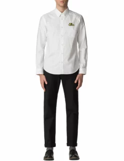 Ben Sherman X House Of Holland Oxford Shirt - White -clothing Shop 0054575 010 hoh x ben house shirt front