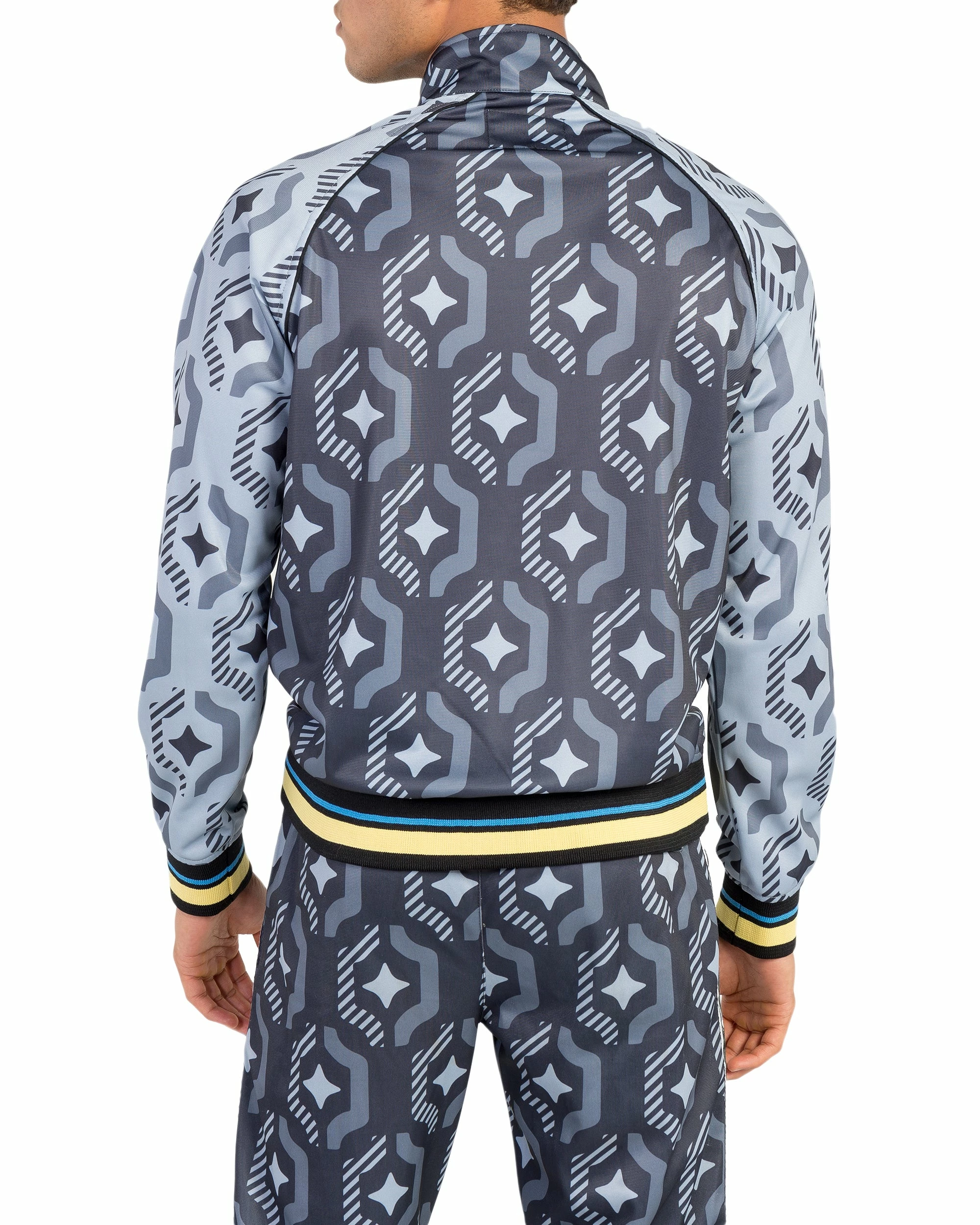 Ben Sherman X House Of Holland Geo Wallpaper Print Tracksuit Jacket 3 Ben Sherman X House Of Holland Geo Wallpaper Print Tracksuit Jacket - Image 3