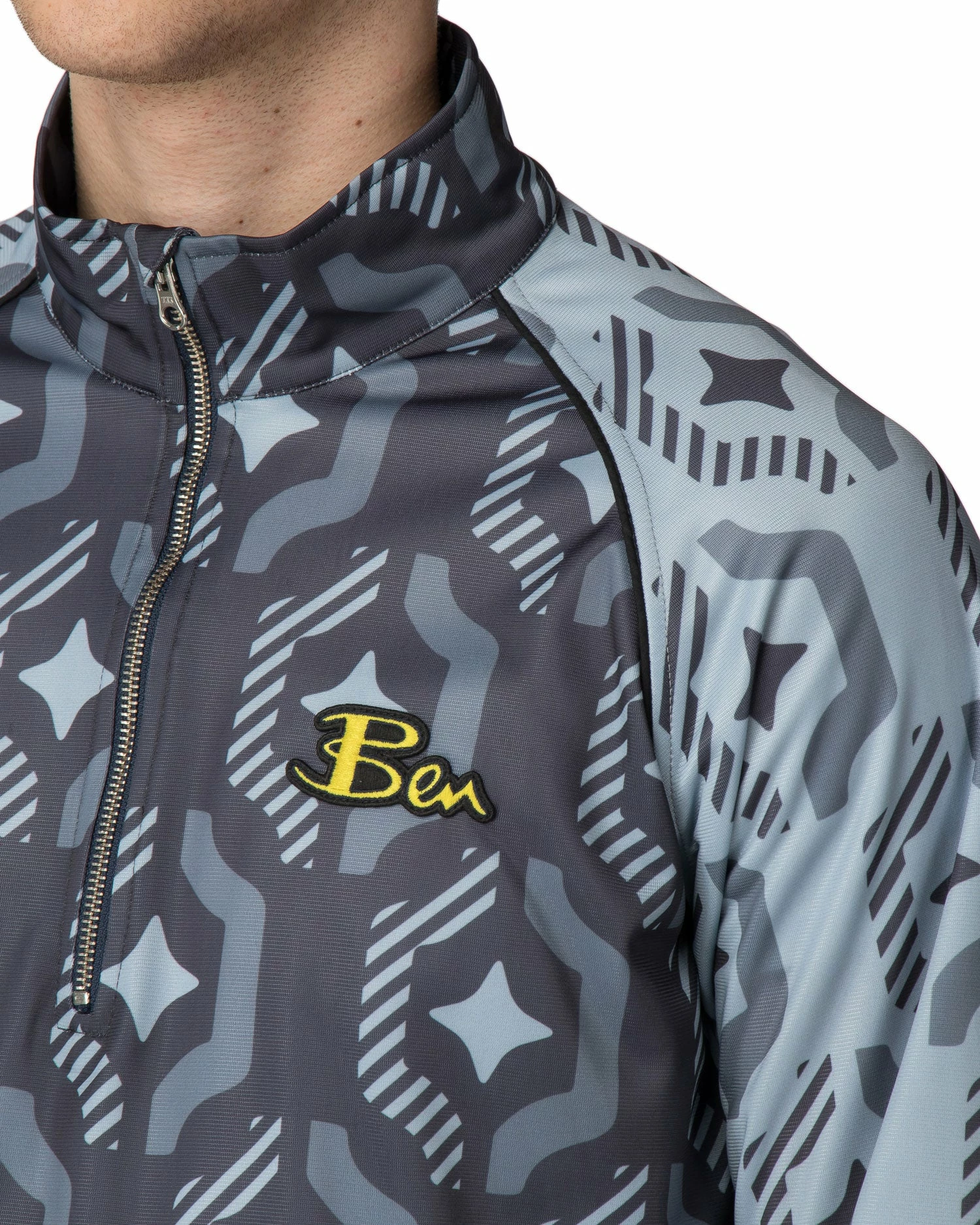 Ben Sherman X House Of Holland Geo Wallpaper Print Tracksuit Jacket 8 Ben Sherman X House Of Holland Geo Wallpaper Print Tracksuit Jacket - Image 8