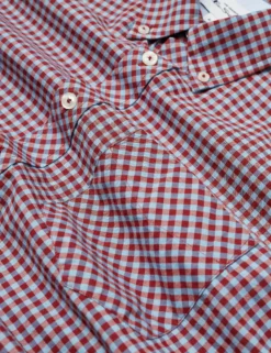 Signature Long-Sleeve Gingham Shirt - Claret -clothing Shop 0059141 048 F xmbwtl scaled