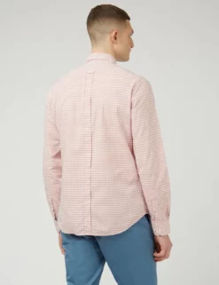Signature Gingham Long-Sleeve Shirt - Raspberry -clothing Shop 0059141 561 C ragrdc