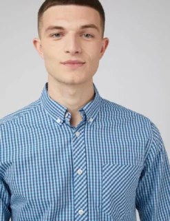 Signature Gingham Long-Sleeve Shirt