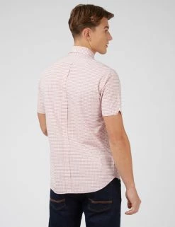 Signature Gingham Short-Sleeve Shirt - Raspberry 9 Signature Gingham Short-Sleeve Shirt - Raspberry -clothing Shop 0059142 561 C vreurx