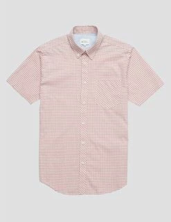 Signature Gingham Short-Sleeve Shirt - Raspberry 11 Signature Gingham Short-Sleeve Shirt - Raspberry -clothing Shop 0059142 561 D NOTAB