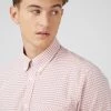 Signature Gingham Short-Sleeve Shirt - Raspberry