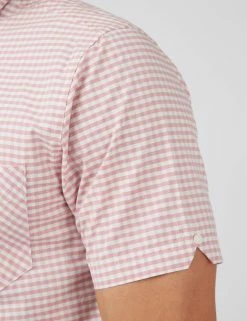 Signature Gingham Short-Sleeve Shirt - Raspberry 10 Signature Gingham Short-Sleeve Shirt - Raspberry -clothing Shop 0059142 561 F hiyeq8