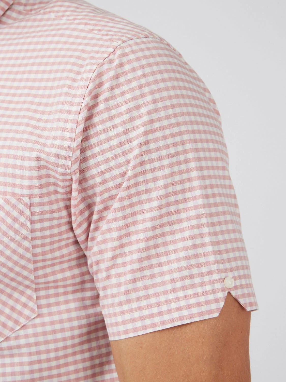 Signature Gingham Short-Sleeve Shirt - Raspberry 5 Signature Gingham Short-Sleeve Shirt - Raspberry - Image 5