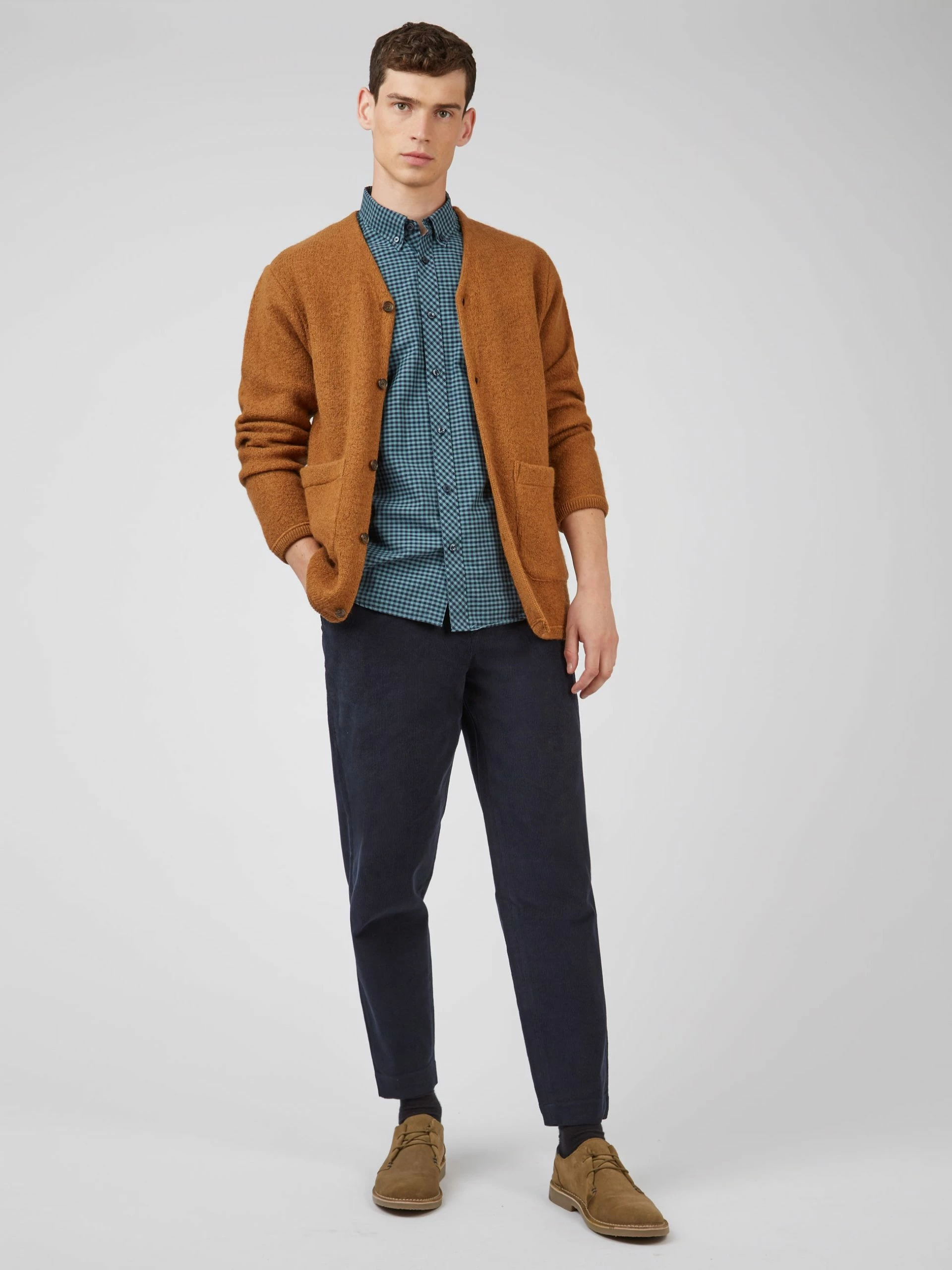 Signature Short-Sleeve Gingham Shirt - Dark Emerald 5 Signature Short-Sleeve Gingham Shirt - Dark Emerald - Image 5