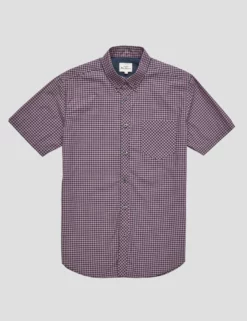 Signature Short-Sleeve Gingham Shirt - Violet 10 Signature Short-Sleeve Gingham Shirt - Violet -clothing Shop 0059142 733 D ptnzmh scaled