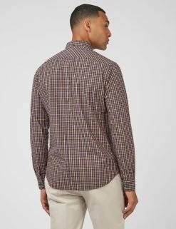 Signature Long-Sleeve House Check Shirt - Grape -clothing Shop 0059143 089 B scaled