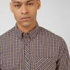 Signature Long-Sleeve House Check Shirt - Grape