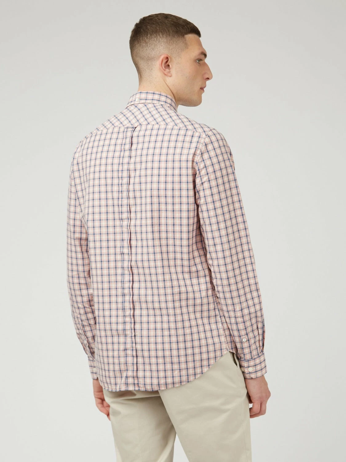 Signature House Check Long-Sleeve Shirt - Light Pink 6 Signature House Check Long-Sleeve Shirt - Light Pink - Image 6
