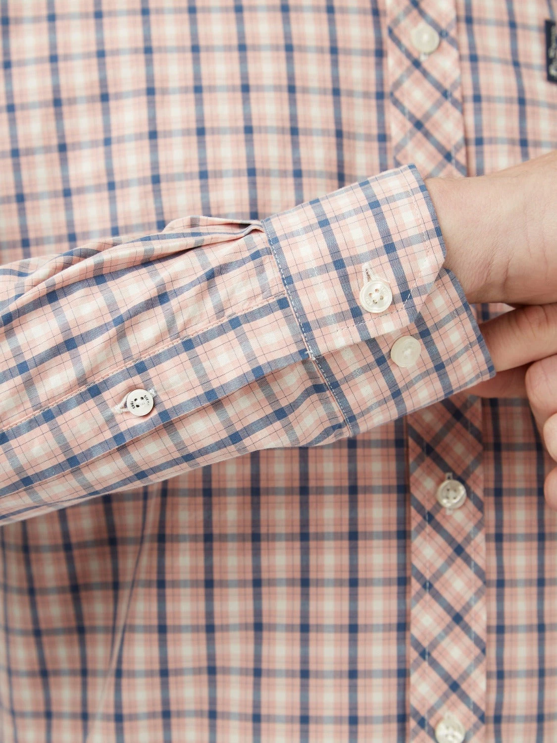 Signature House Check Long-Sleeve Shirt - Light Pink 7 Signature House Check Long-Sleeve Shirt - Light Pink - Image 7