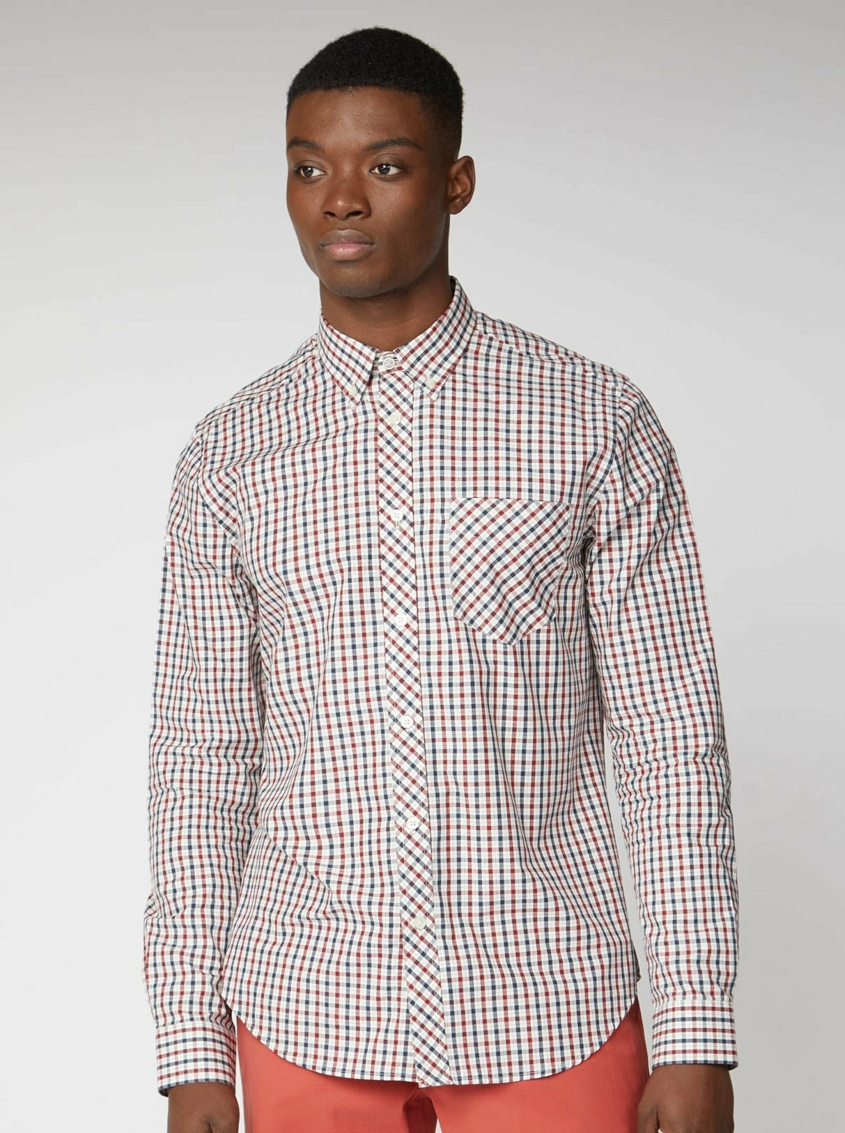 Custom Signature House Check Shirt - Red 4 Custom Signature House Check Shirt - Red - Image 4