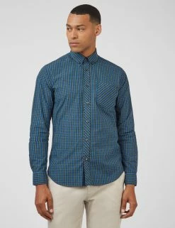 Signature Long-Sleeve House Check Shirt - Dark Emerald 8 Signature Long-Sleeve House Check Shirt - Dark Emerald -clothing Shop 0059143 701 A o5h6mg scaled