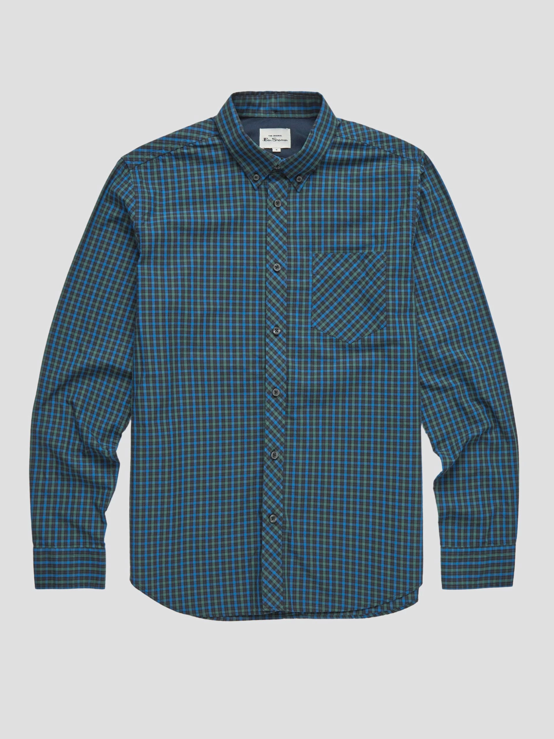Signature Long-Sleeve House Check Shirt - Dark Emerald 5 Signature Long-Sleeve House Check Shirt - Dark Emerald - Image 5