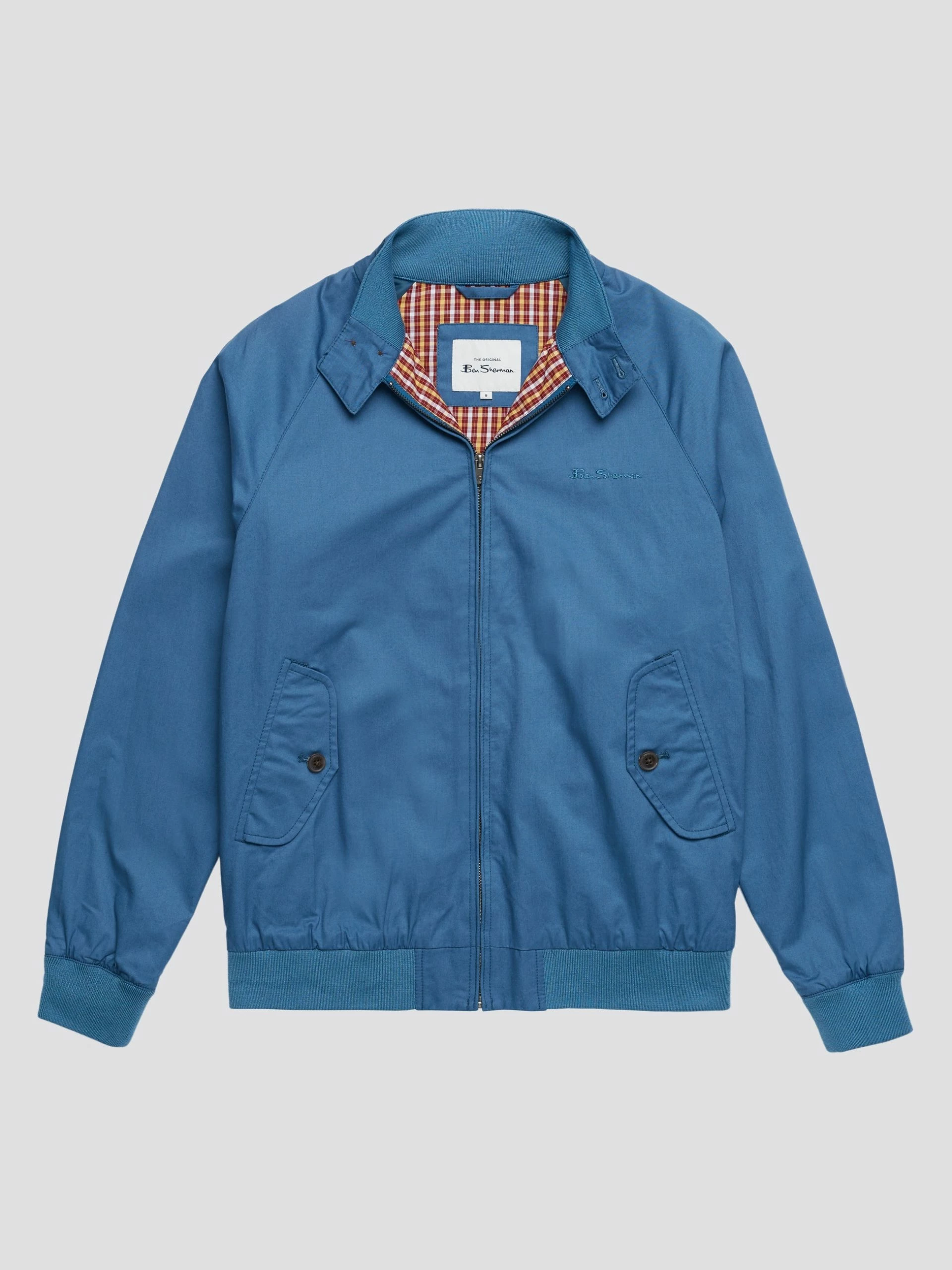 Signature Harrington Jacket - Wedgewood Blue 6 Signature Harrington Jacket - Wedgewood Blue - Image 6
