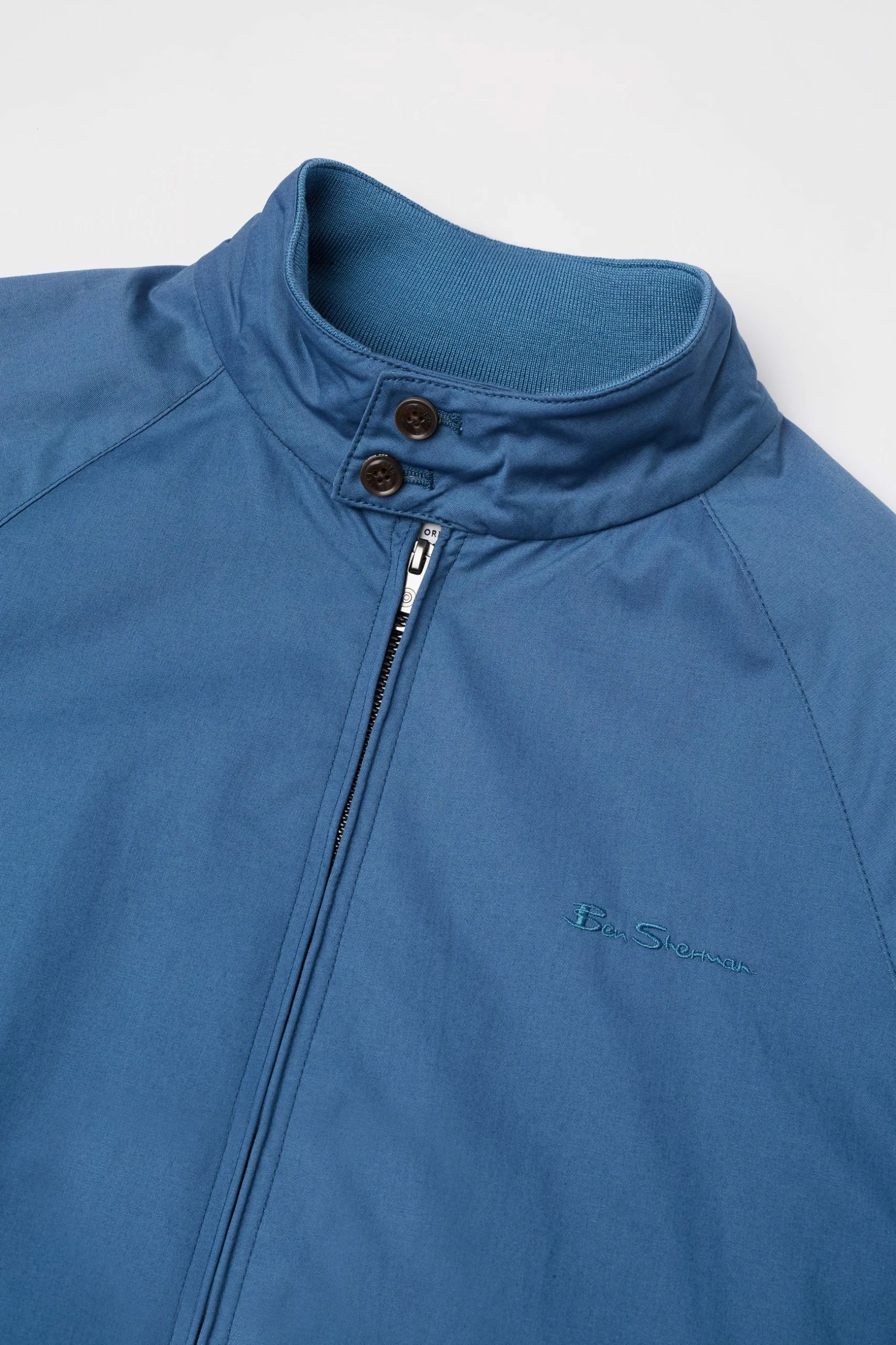 Signature Harrington Jacket - Wedgewood Blue 7 Signature Harrington Jacket - Wedgewood Blue - Image 7
