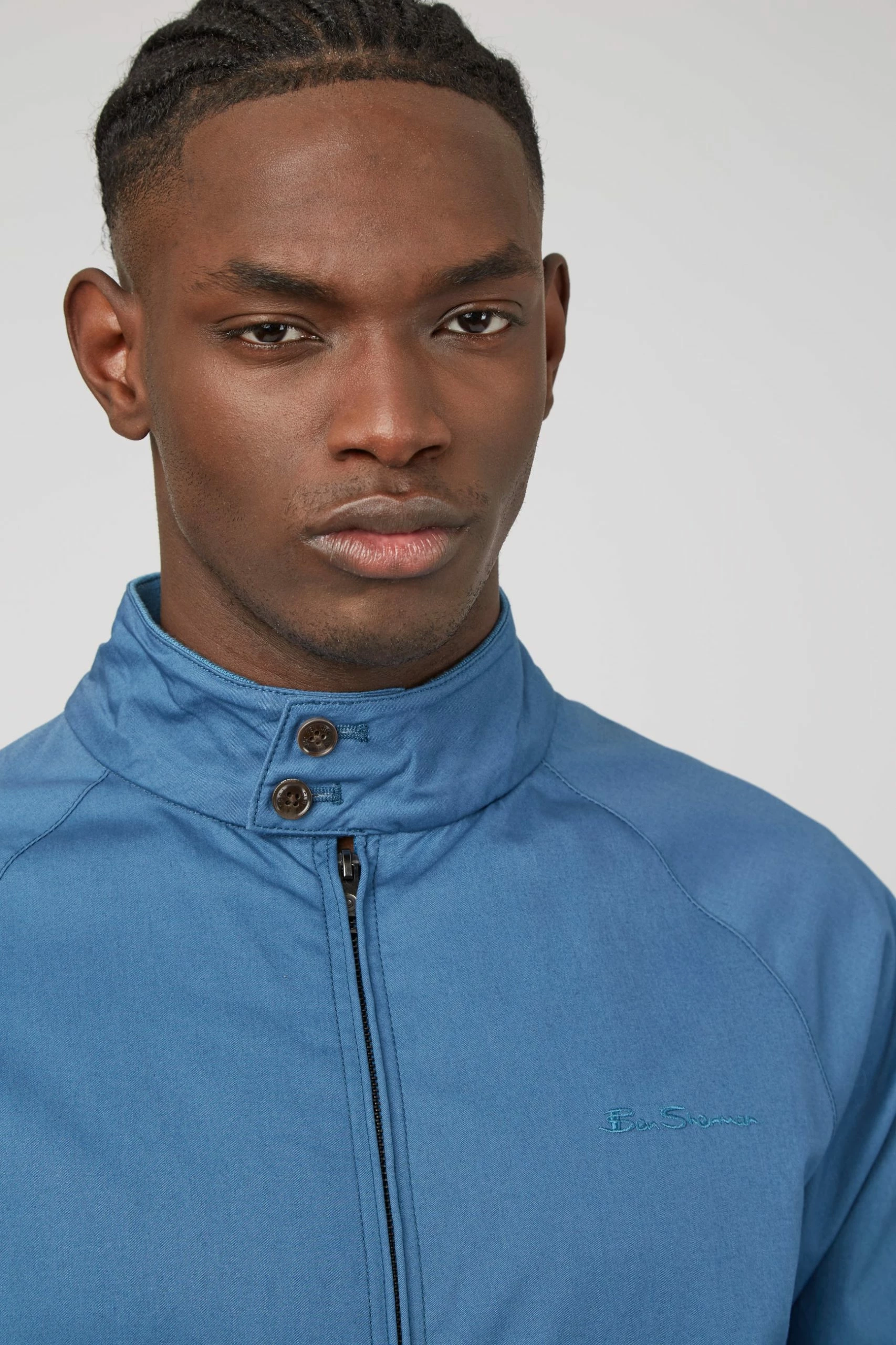 Signature Harrington Jacket - Wedgewood Blue 10 Signature Harrington Jacket - Wedgewood Blue - Image 10
