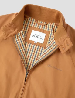 Signature Harrington Jacket - Tan