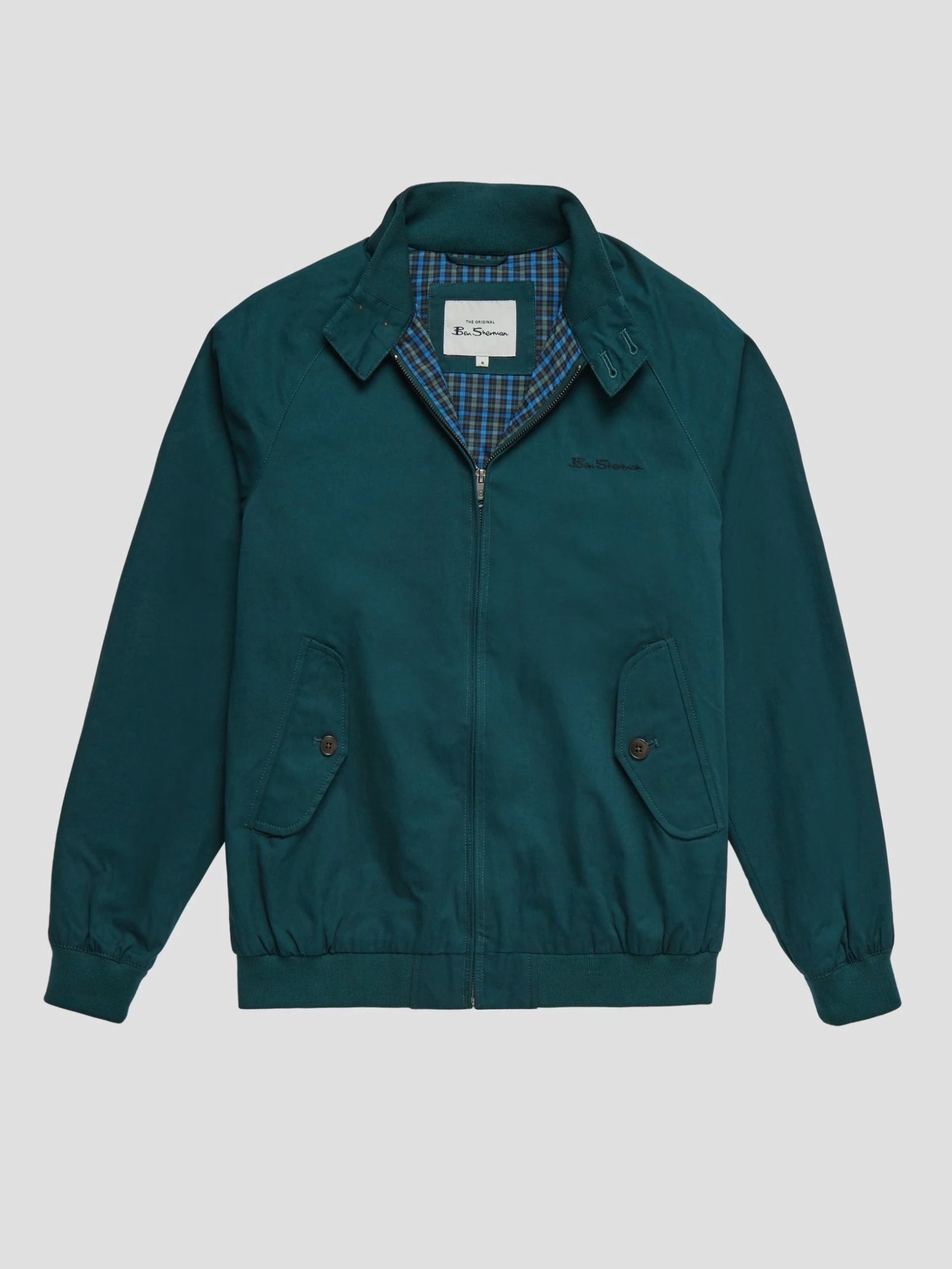Signature Harrington Jacket - Ocean Green 5 Signature Harrington Jacket - Ocean Green - Image 5