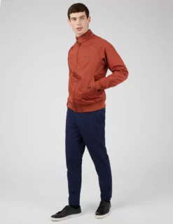 Signature Harrington Jacket - Brick Red 11 Signature Harrington Jacket - Brick Red -clothing Shop 0059148 938 B scaled