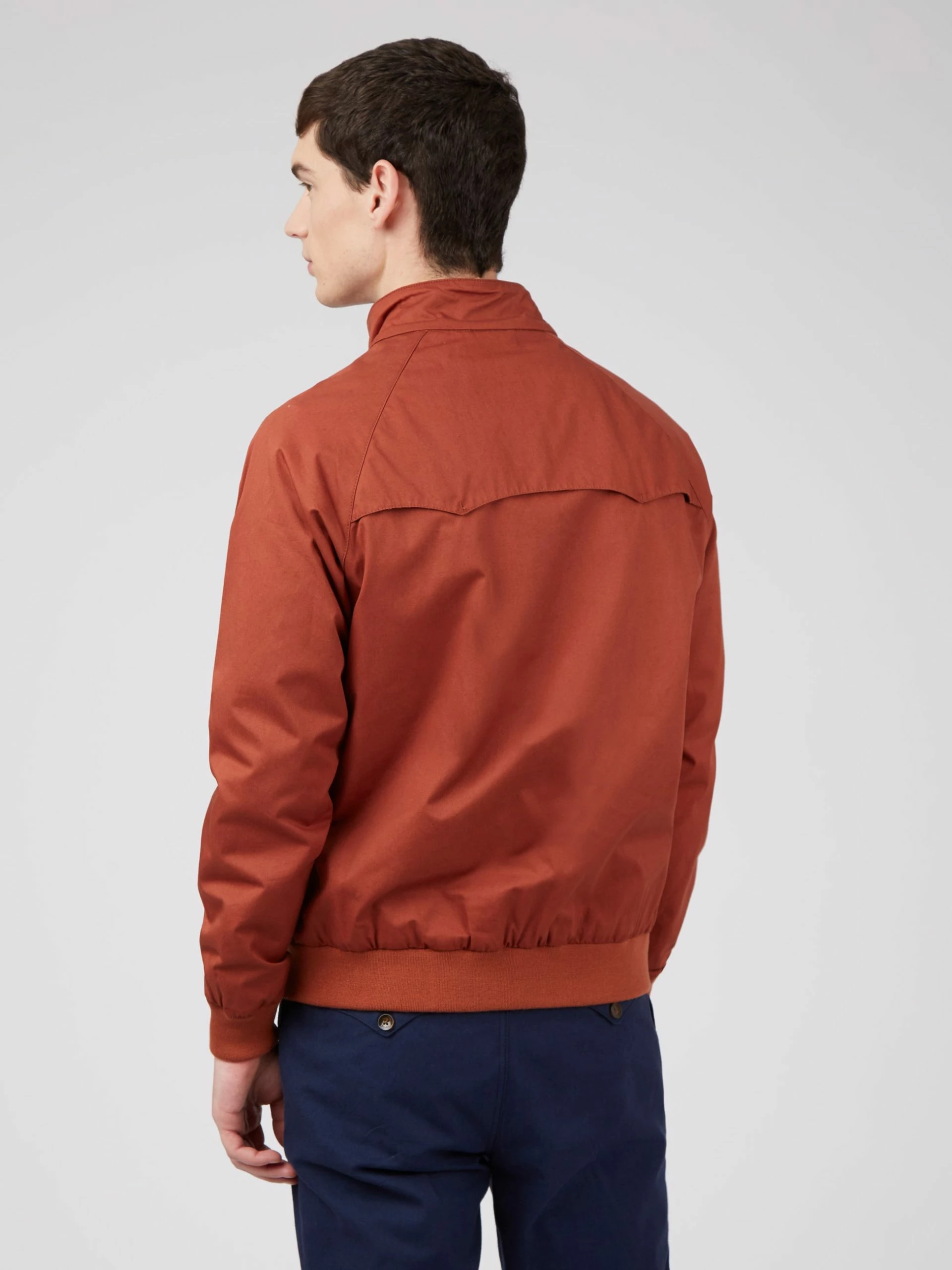 Signature Harrington Jacket - Brick Red 2 Signature Harrington Jacket - Brick Red - Image 2