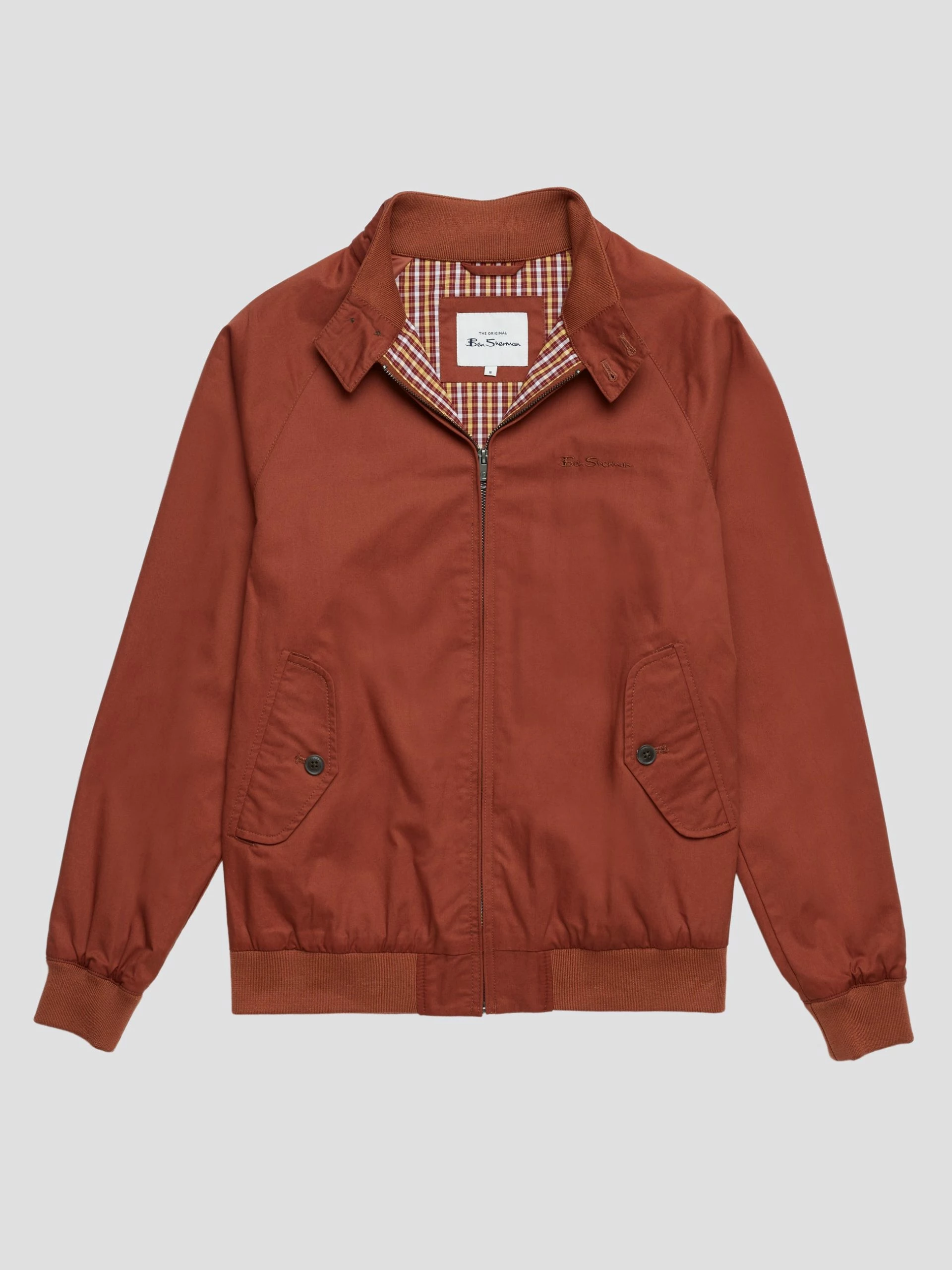 Signature Harrington Jacket - Brick Red 5 Signature Harrington Jacket - Brick Red - Image 5