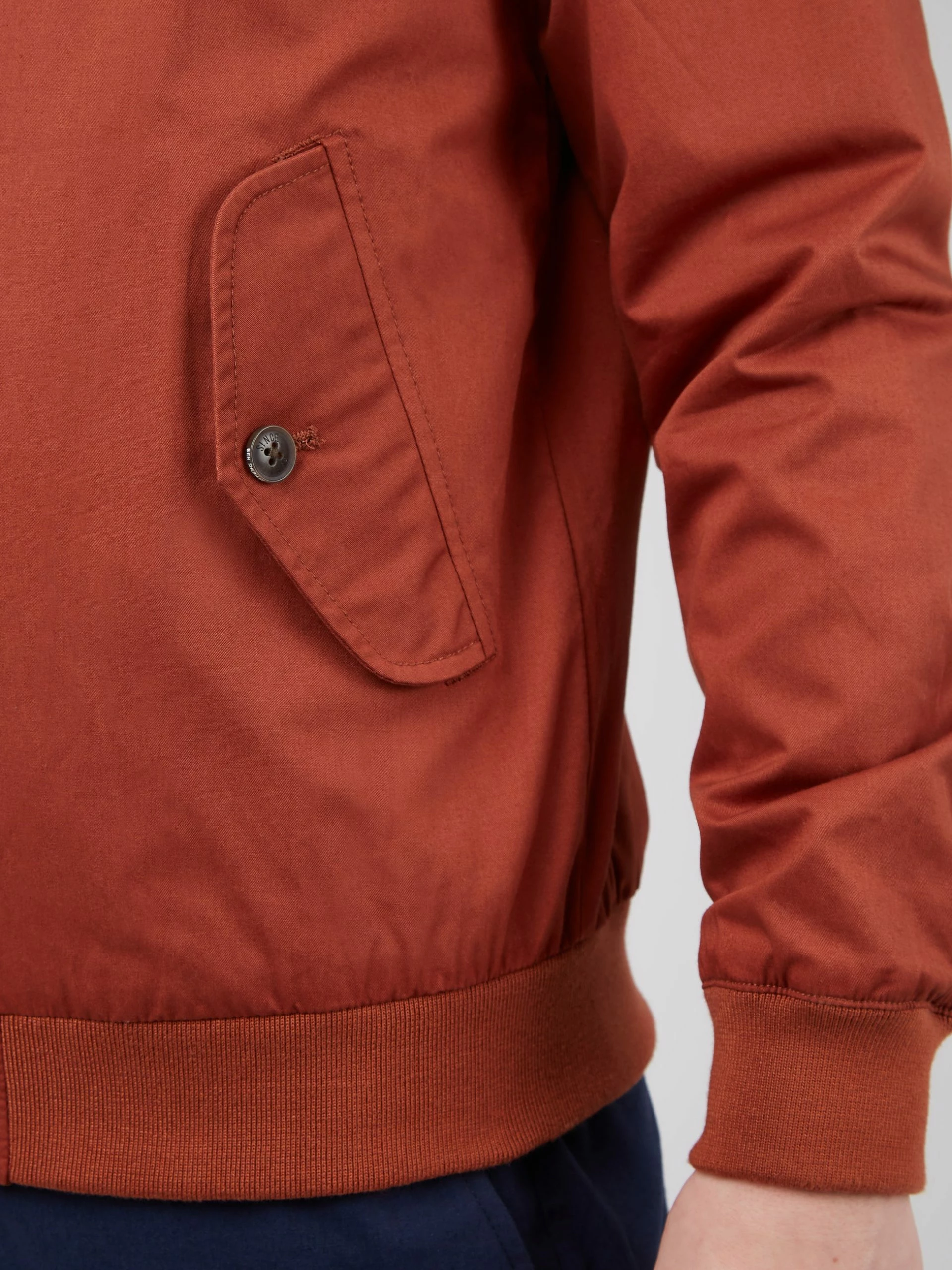 Signature Harrington Jacket - Brick Red 8 Signature Harrington Jacket - Brick Red - Image 8