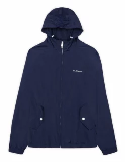 Hooded Jacket - Dark Navy -clothing Shop 0059149 025 flat lay