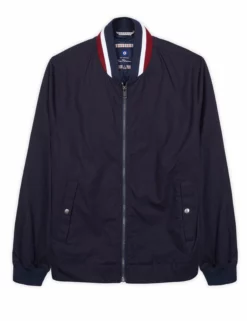 Ripstop Bomber - Dark Navy -clothing Shop 0059151 025 flat lay