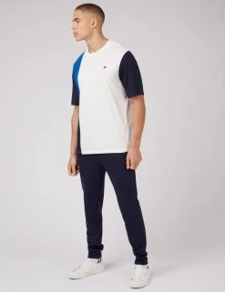 B By Ben Sherman Colorblock Tee - White -clothing Shop 0061699 002 B nbydkw