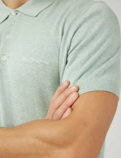 Signature Knit Polo - Dusky Blue -clothing Shop 0063352 152 F yvpvsf