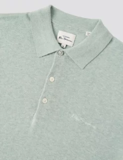 Signature Knit Polo - Dusky Blue -clothing Shop 0063352 152 G doo02i