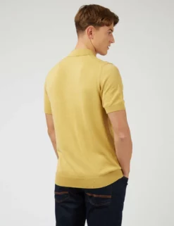 Signature Knit Polo - Pale Yellow -clothing Shop 0063352 451 C eirpgb
