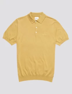 Signature Knit Polo - Pale Yellow -clothing Shop 0063352 451 D vizl8l