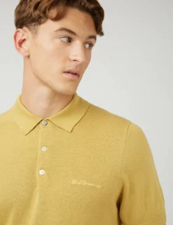 Signature Knit Polo - Pale Yellow -clothing Shop 0063352 451 E xfs6fv