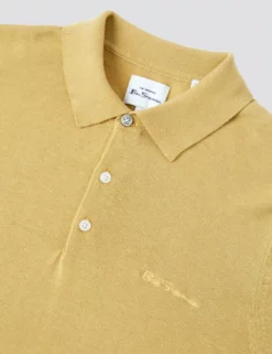 Signature Knit Polo - Pale Yellow -clothing Shop 0063352 451 F mztbpg