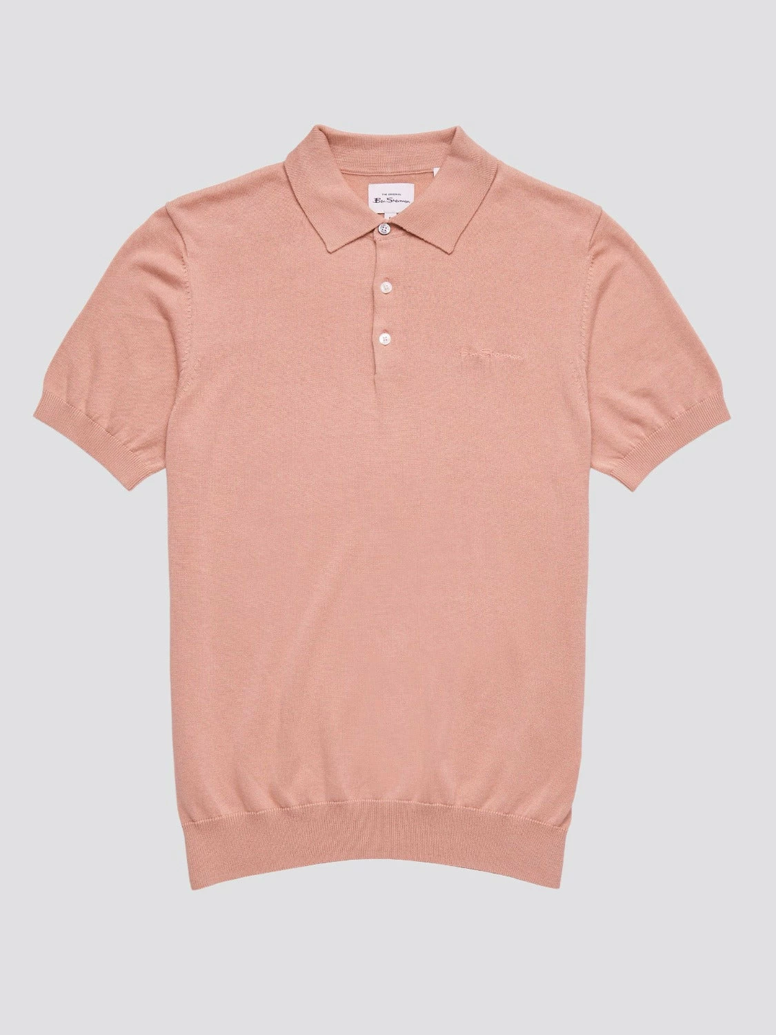Signature Knit Polo - Light Pink 6 Signature Knit Polo - Light Pink - Image 6