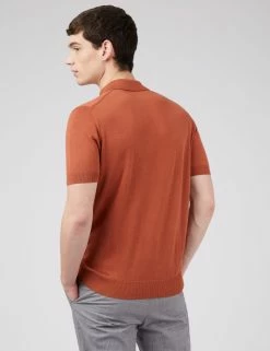 Short-Sleeve Signature Knit Polo - Light Brick 10 Short-Sleeve Signature Knit Polo - Light Brick -clothing Shop 0063352 939 C scaled