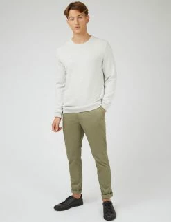 Signature Knit Crewneck - Ivory -clothing Shop 0063370 015 B ldtiey