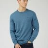 Signature Knit Crewneck - Blue Shadow