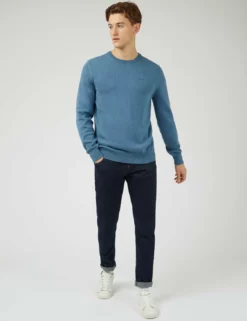 Signature Knit Crewneck - Blue Shadow 9 Signature Knit Crewneck - Blue Shadow -clothing Shop 0063370 119 B hh3ejp