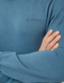 Signature Knit Crewneck - Blue Shadow 11 Signature Knit Crewneck - Blue Shadow -clothing Shop 0063370 119 F qtrhdc