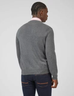 Signature Knit Crewneck Sweater - Charcoal 11 Signature Knit Crewneck Sweater - Charcoal -clothing Shop 0063370 270 C scaled